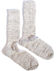 Crew Socks • Slouchy Garabou Organic Cotton Rib