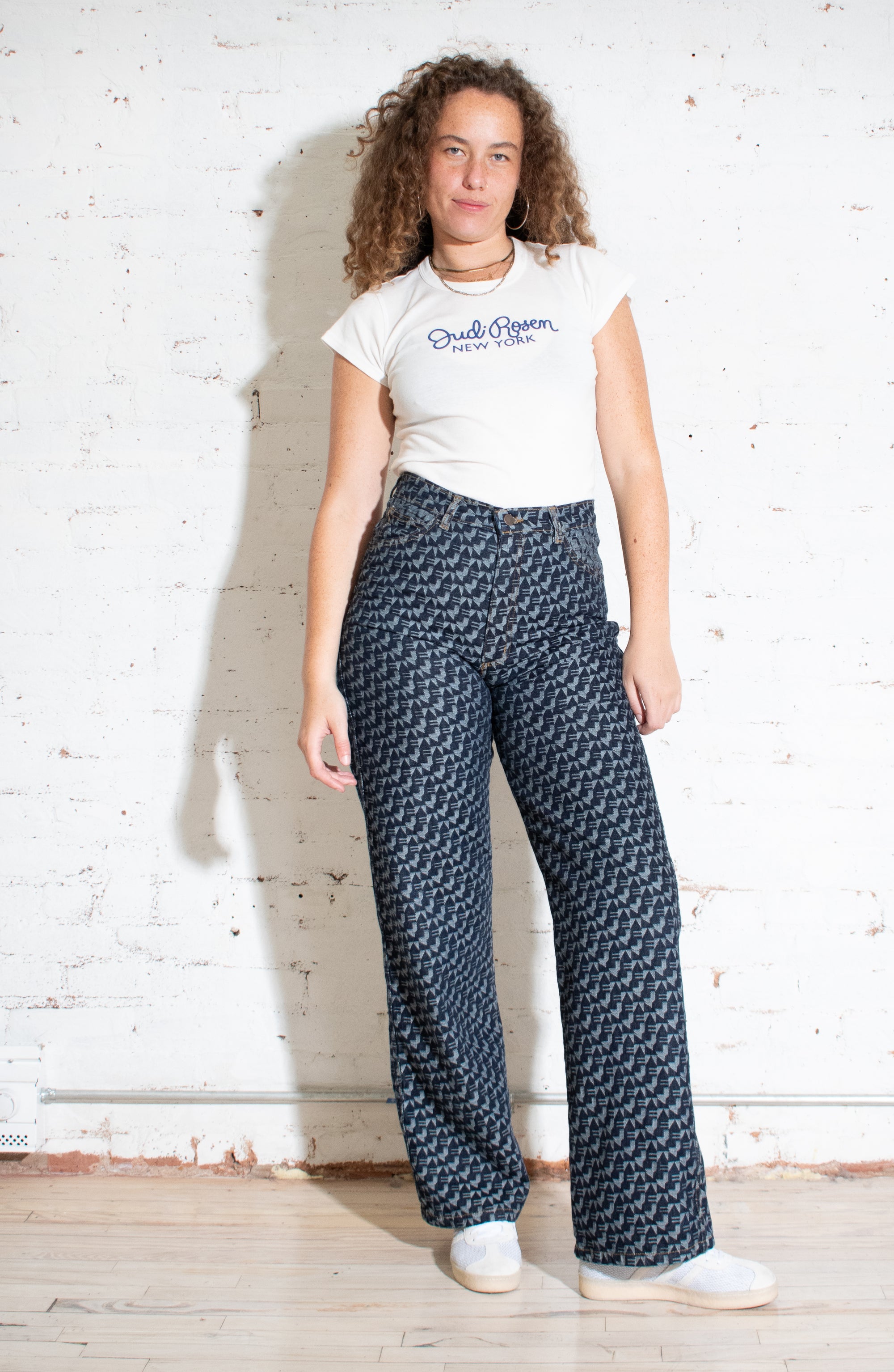 Stovepipe Jeans • Jacquard Weave Indigo