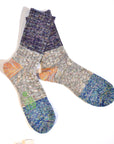 Crew Socks • Men's Tri-color Cotton