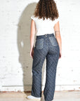 Stovepipe Jeans • Jacquard Weave Indigo