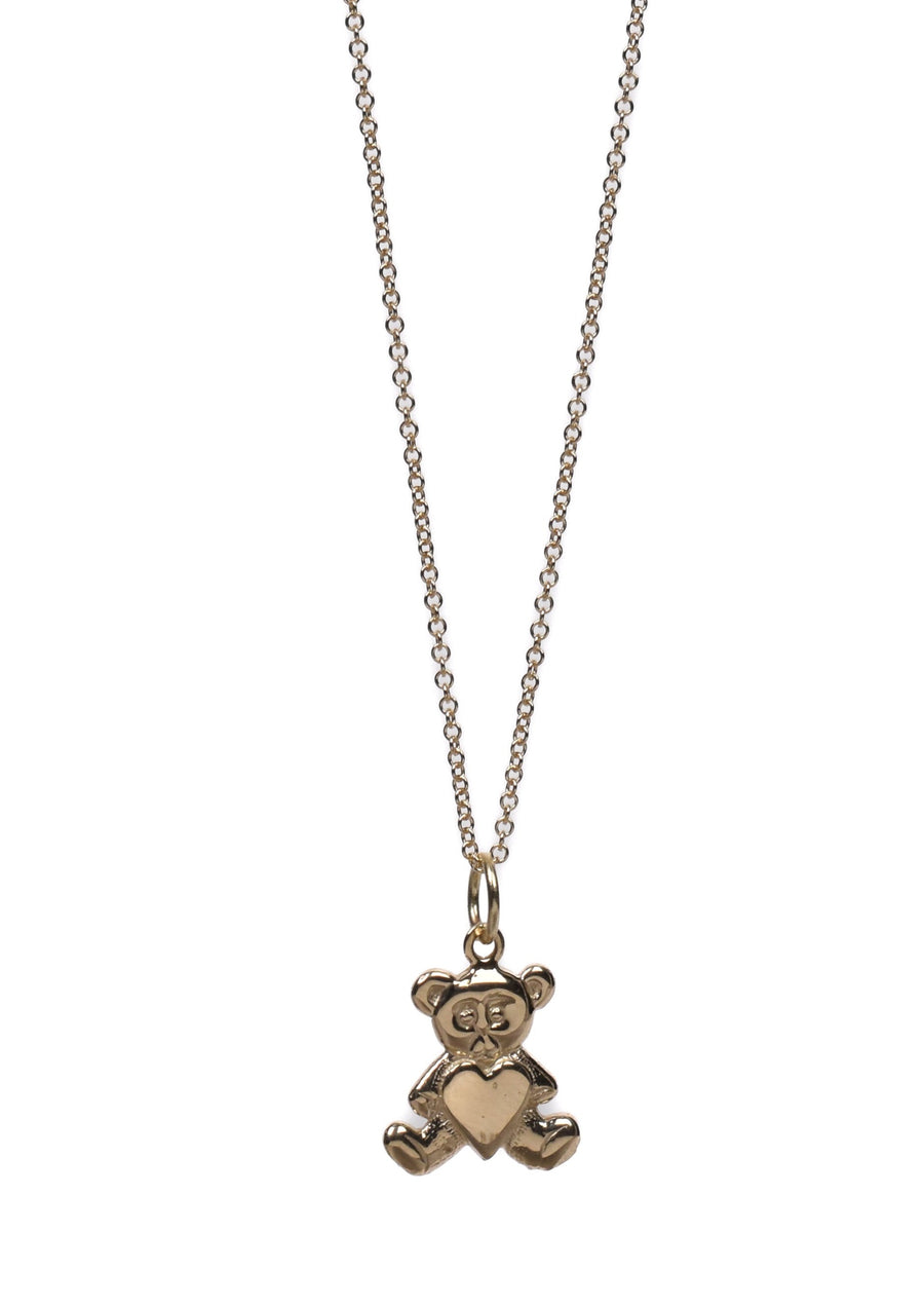 14kt Gold Charm • Lil' Teddy Bear