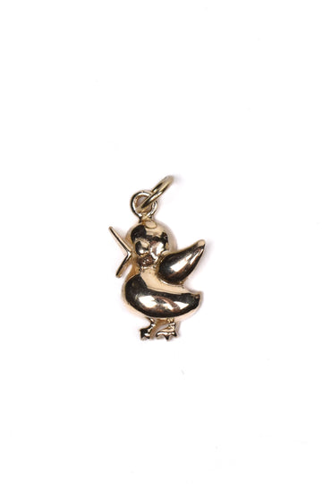 Duckie Charm, 14k yellow gold