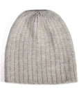 Hand Knit Angora Beanie • Naturals