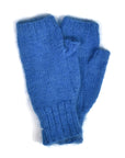 Hand Knit Angora Fingerless Mittens • Brights