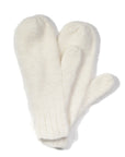 Mitones de angora tejidos a mano