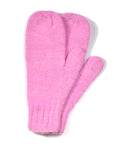 Mitones de angora tejidos a mano
