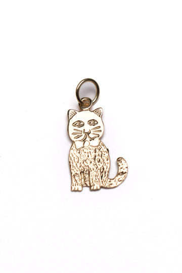 14kt Gold Charm • Puss Puss
