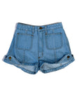 GBU Shorts • Single Dip Indigo Super Bleach