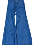 Pantalones vaqueros acampanados con elefantes de GBU • Índigo oscuro