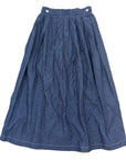 Celia Skirt • Japanese Weave Pinstripe Indigo