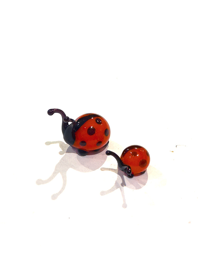 Venetian Glass Figurines • Lady Bug