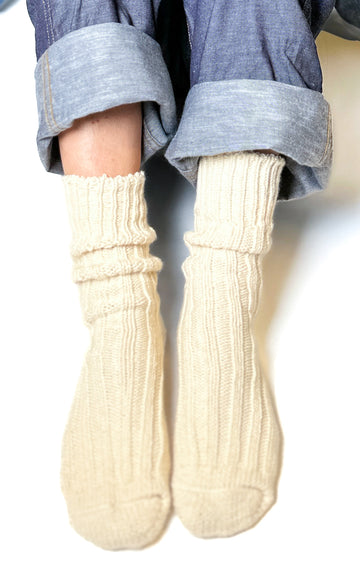 Slouchy Socks • Organic Cotton Mushy Rib