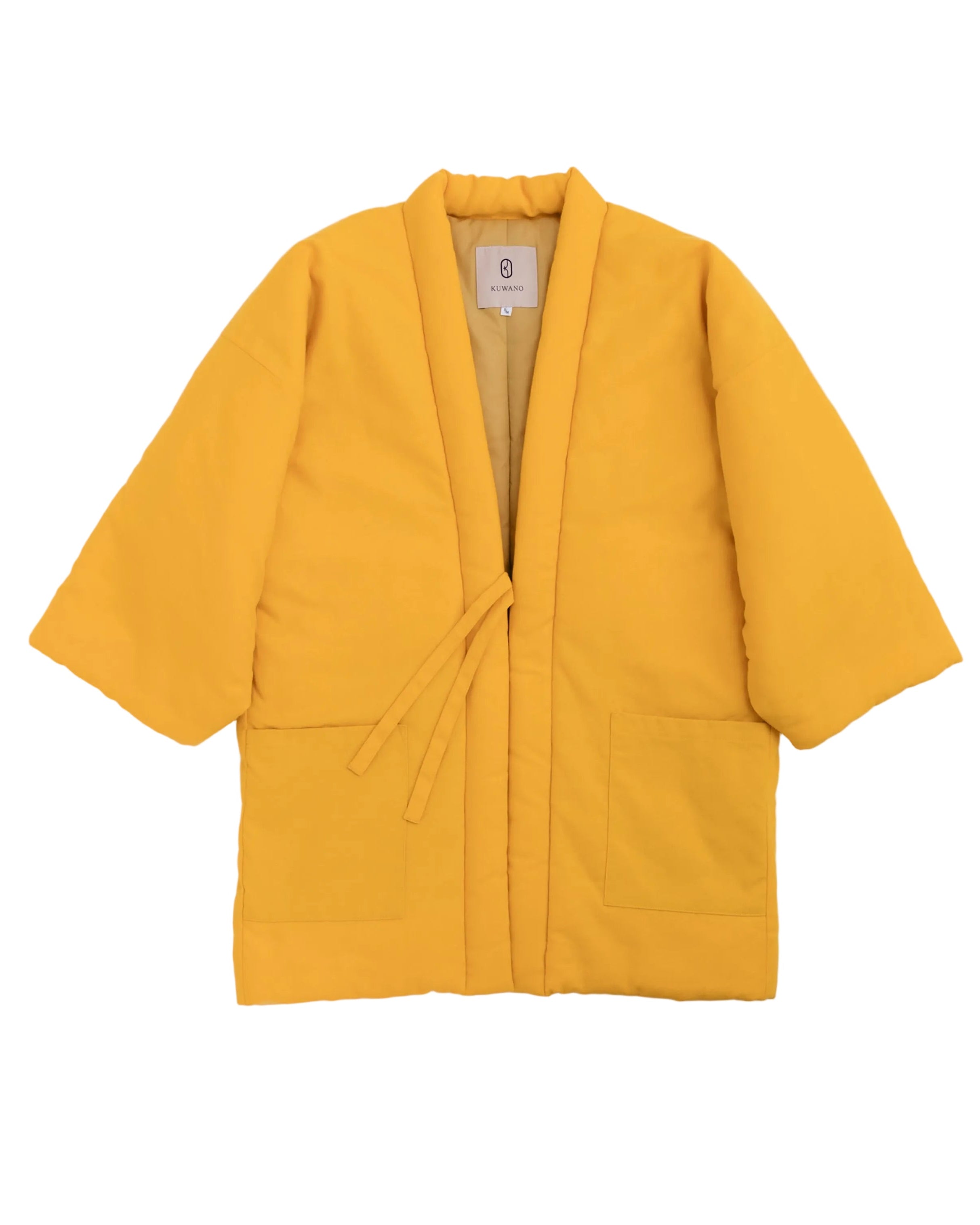 Quilted Hanten Kimono • Yamabuki (Yellow) – Judi Rosen