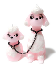 Pink Poodle Candle 