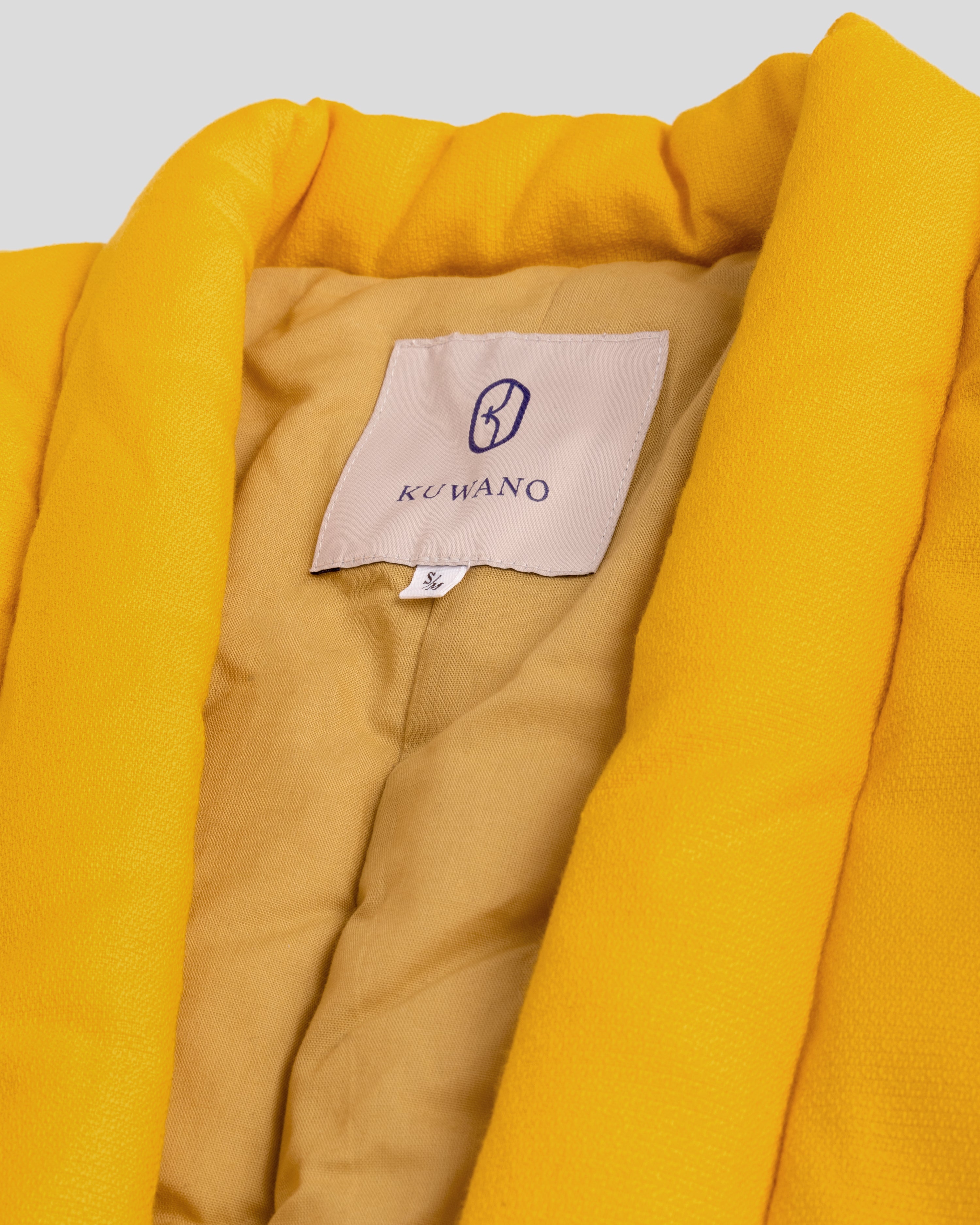 Quilted Hanten Kimono • Yamabuki (Yellow) – Judi Rosen