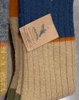 Men's Crew Socks • Tri-color Wool/ Hemp