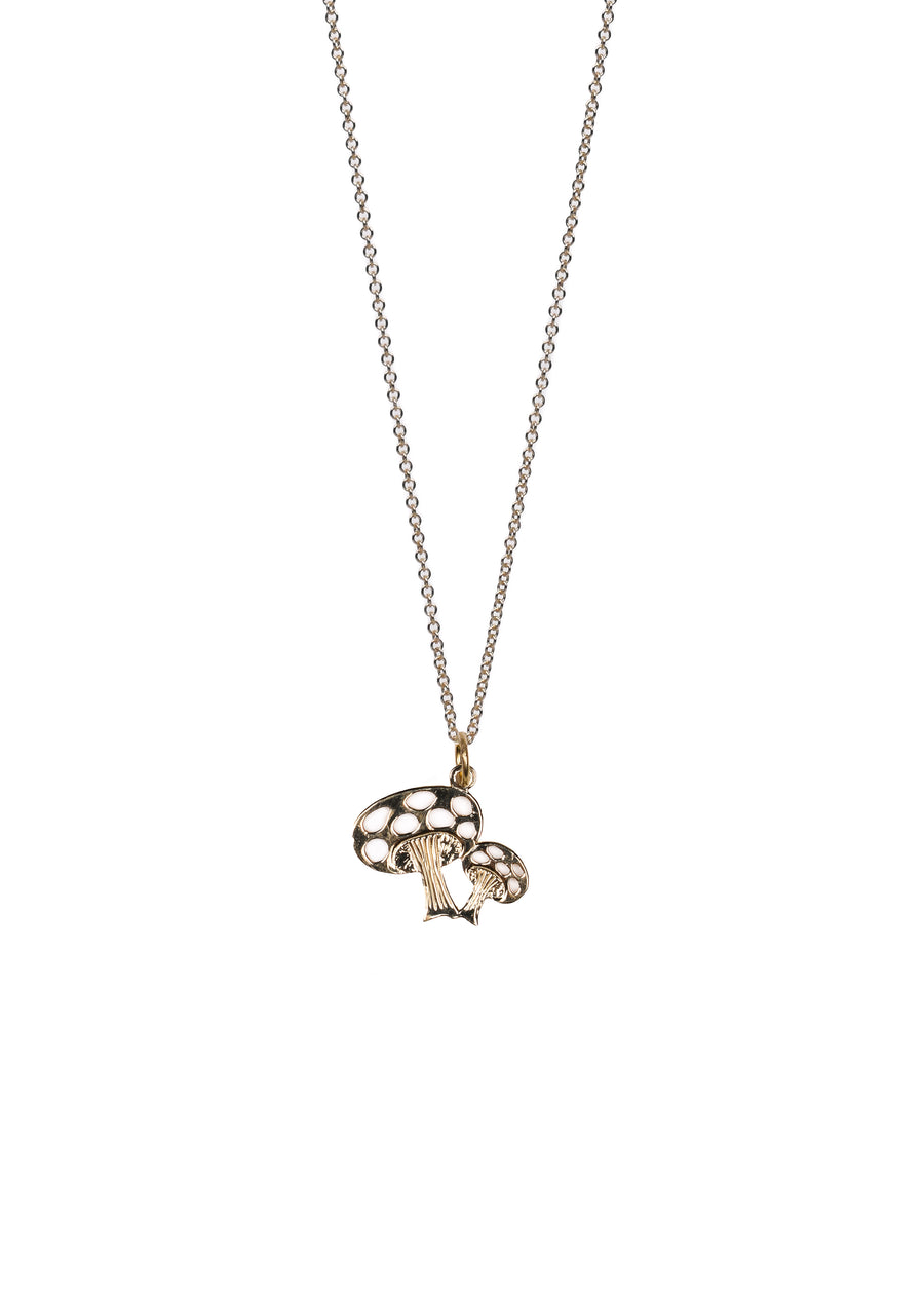 14kt Gold Charm • Magic Mushrooms