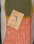 Men's Crew Socks • Tri-color Wool/ Hemp