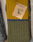 Men's Crew Socks • Tri-color Wool/ Hemp