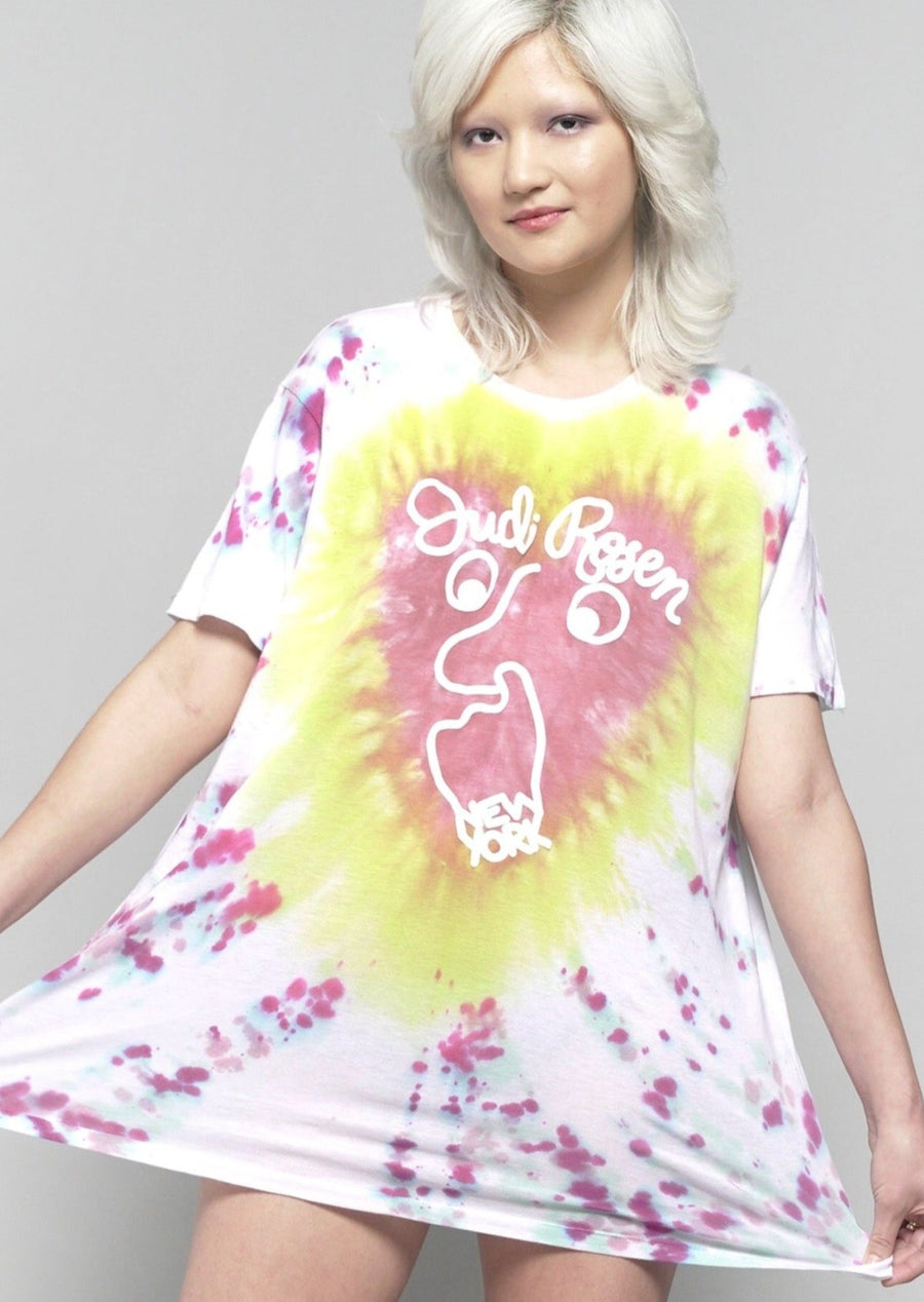 Judi Rosen New York Logo T-Shirt • Tie Dye