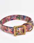 Medium Dog Collar • Marbled Leather