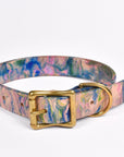 Medium Dog Collar • Marbled Leather