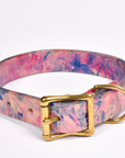 Medium Dog Collar • Marbled Leather