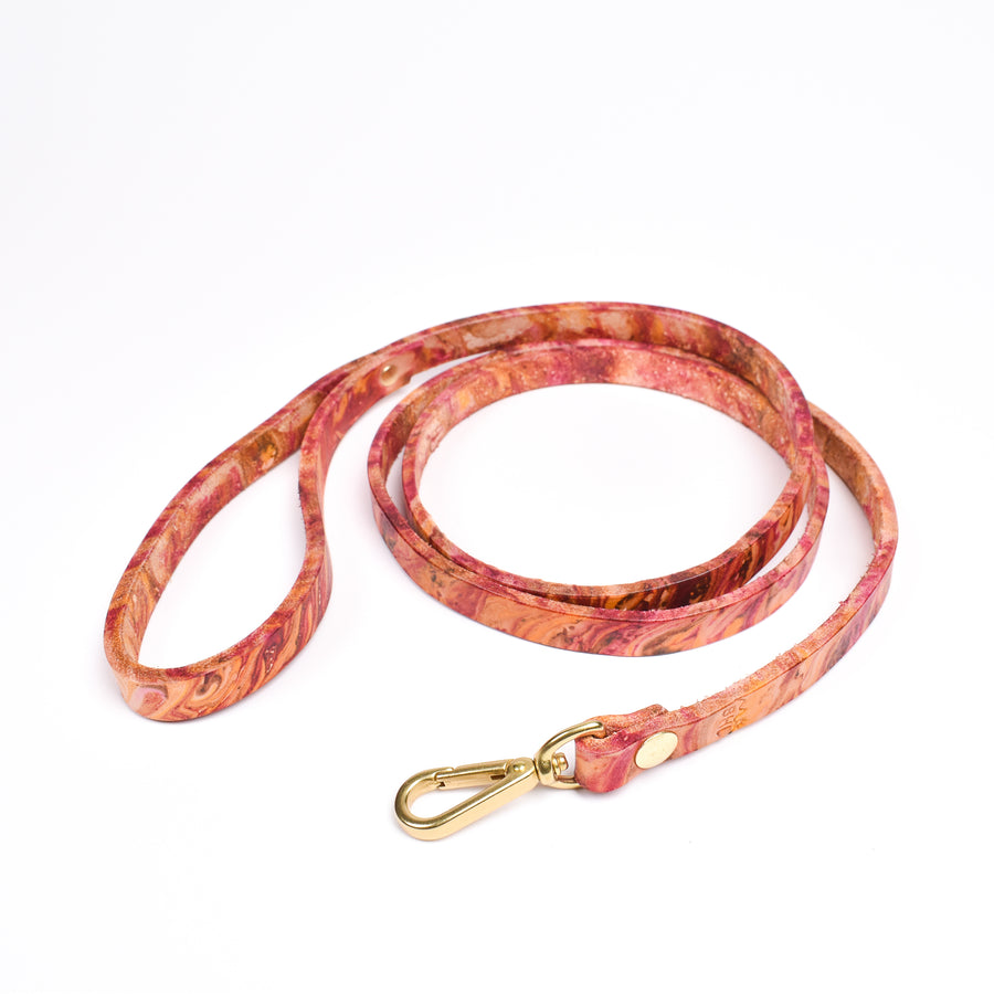 Dog Leash • Marbled Leather
