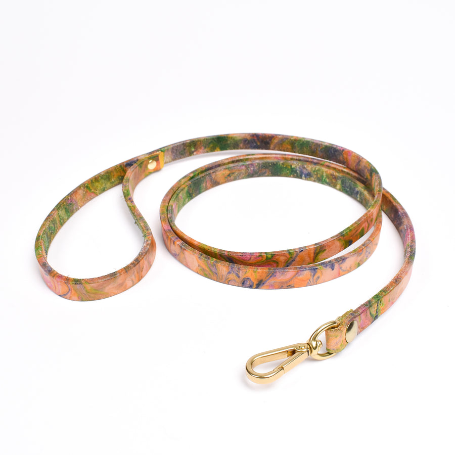 Dog Leash • Marbled Leather