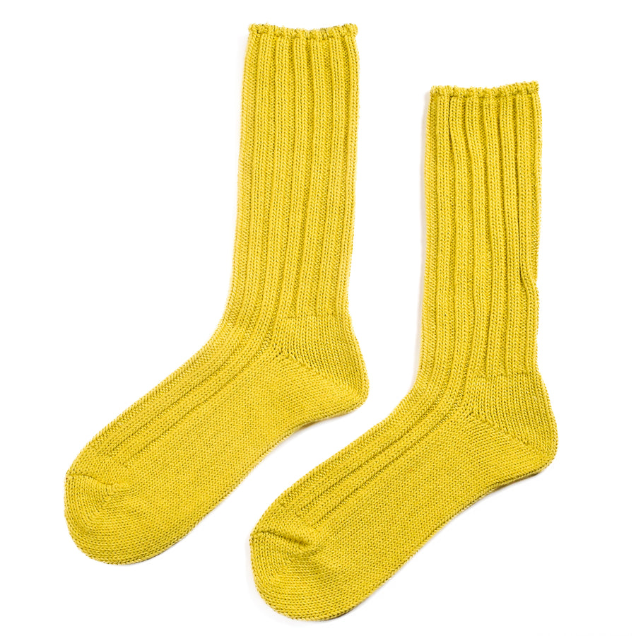 Wide Rib Cotton Magnolia Socks• Obscure Socks