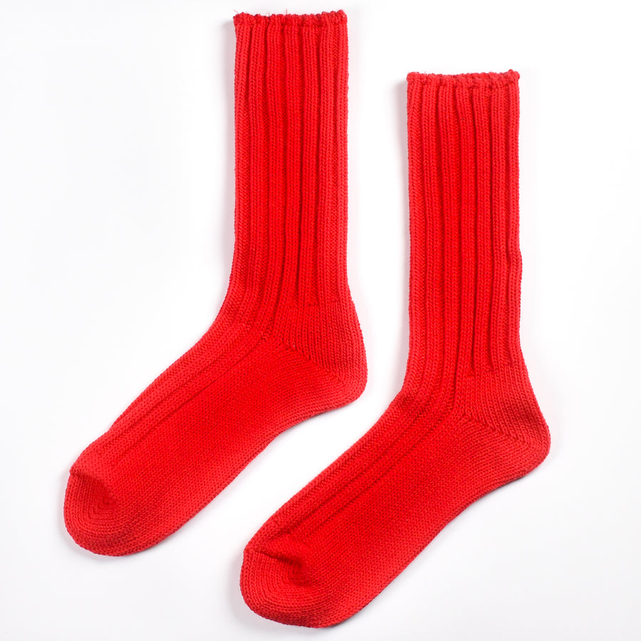 Wide Rib Cotton Magnolia Socks• Obscure Socks