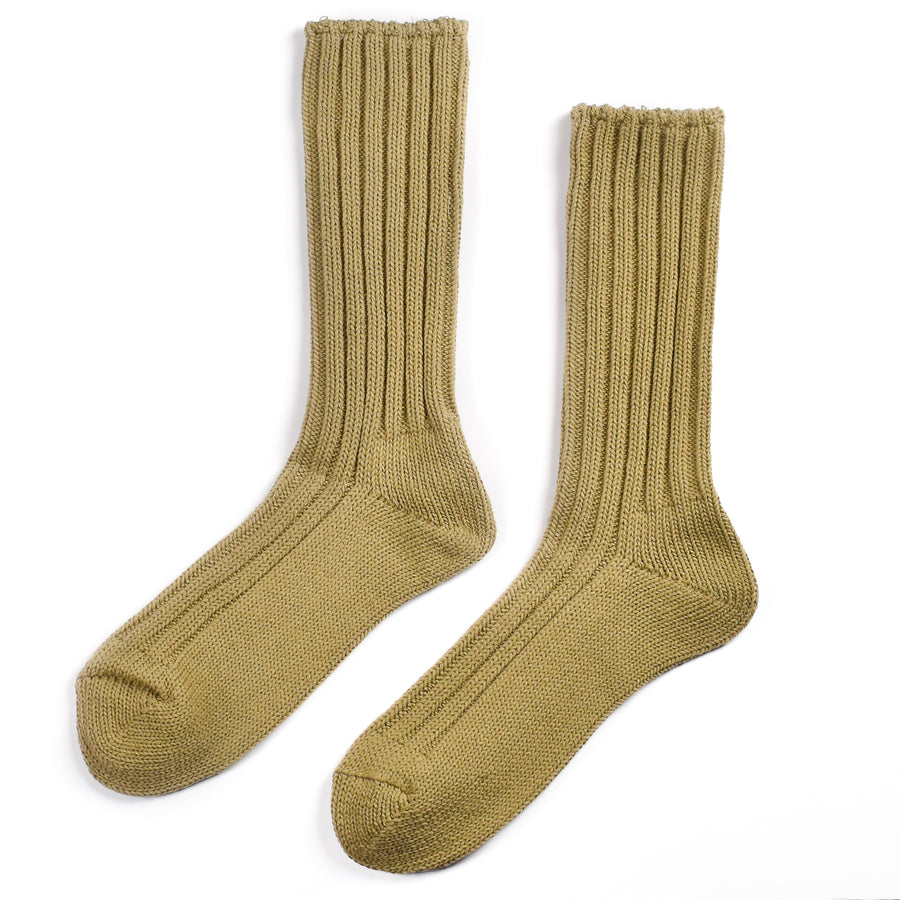 Wide Rib Cotton Magnolia Socks• Obscure Socks