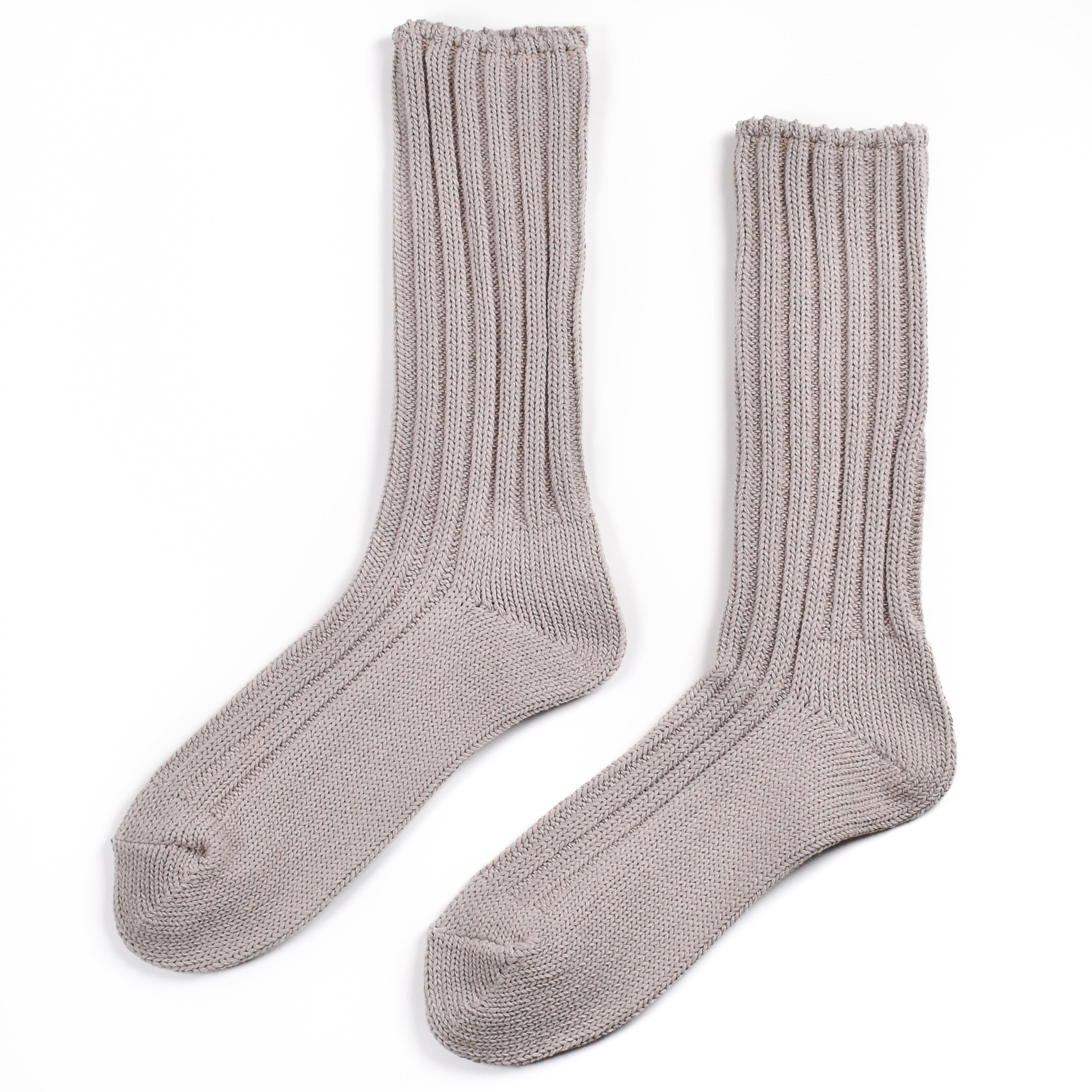 Slouchy Socks • Thick Wide Rib Cotton – Judi Rosen