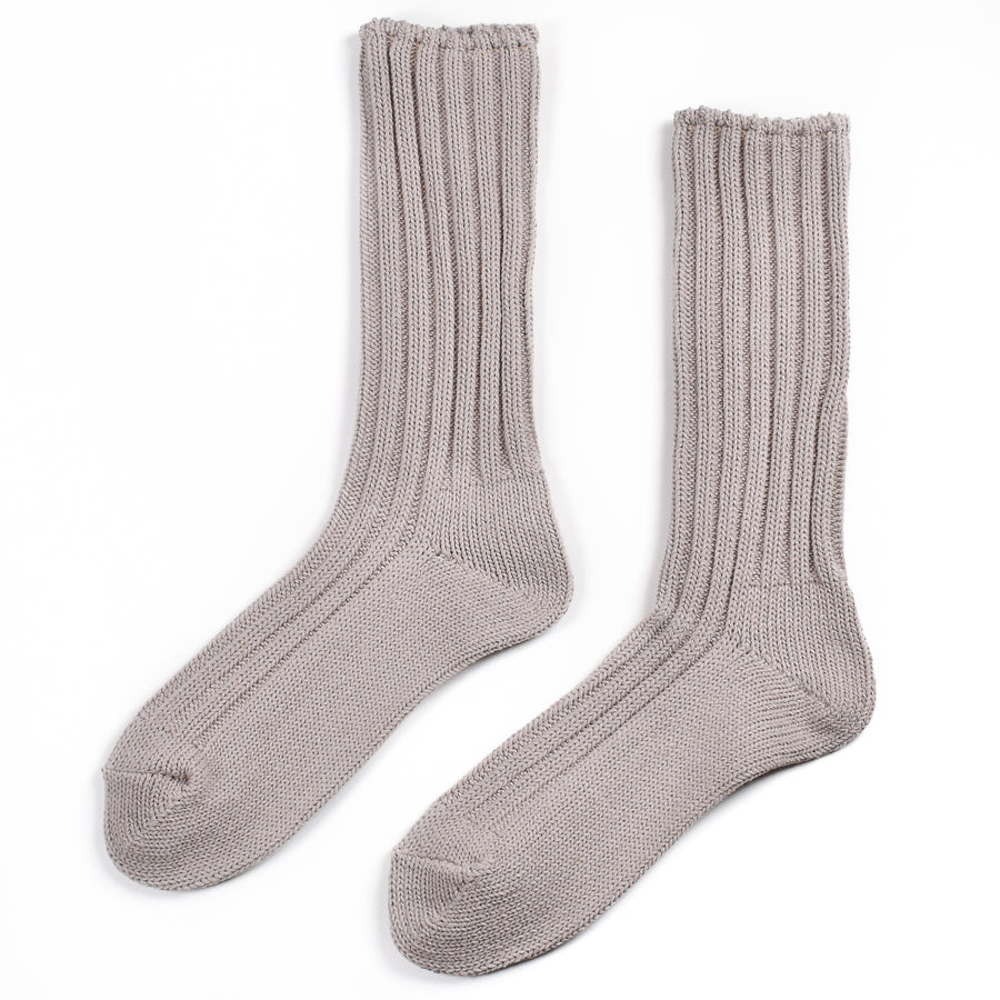 Wide Rib Cotton Magnolia Socks• Obscure Socks