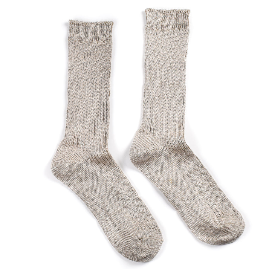 Linen Crew Socks • Obscure Socks