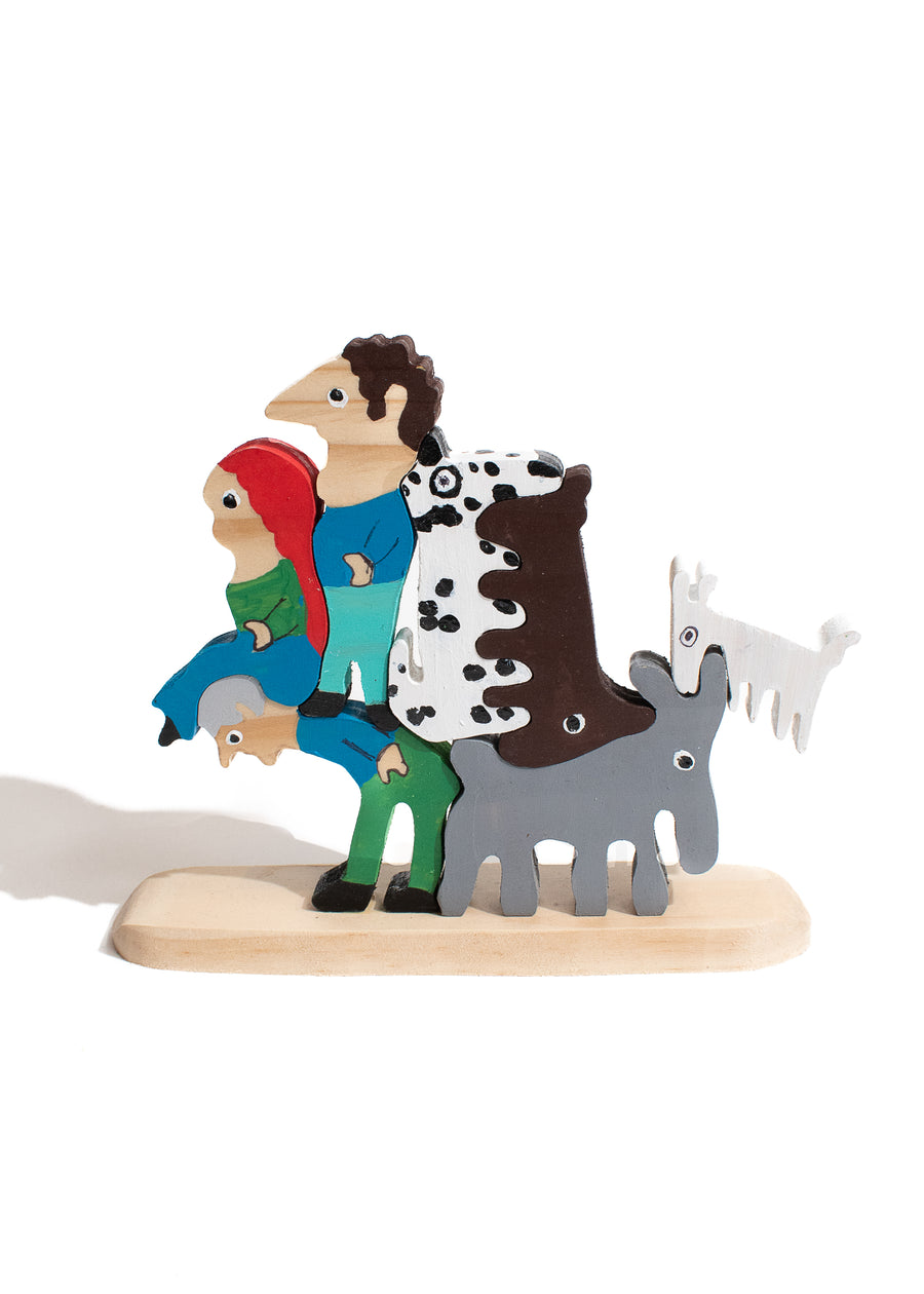Wooden Sculpture Puzzle • The Whole Pack