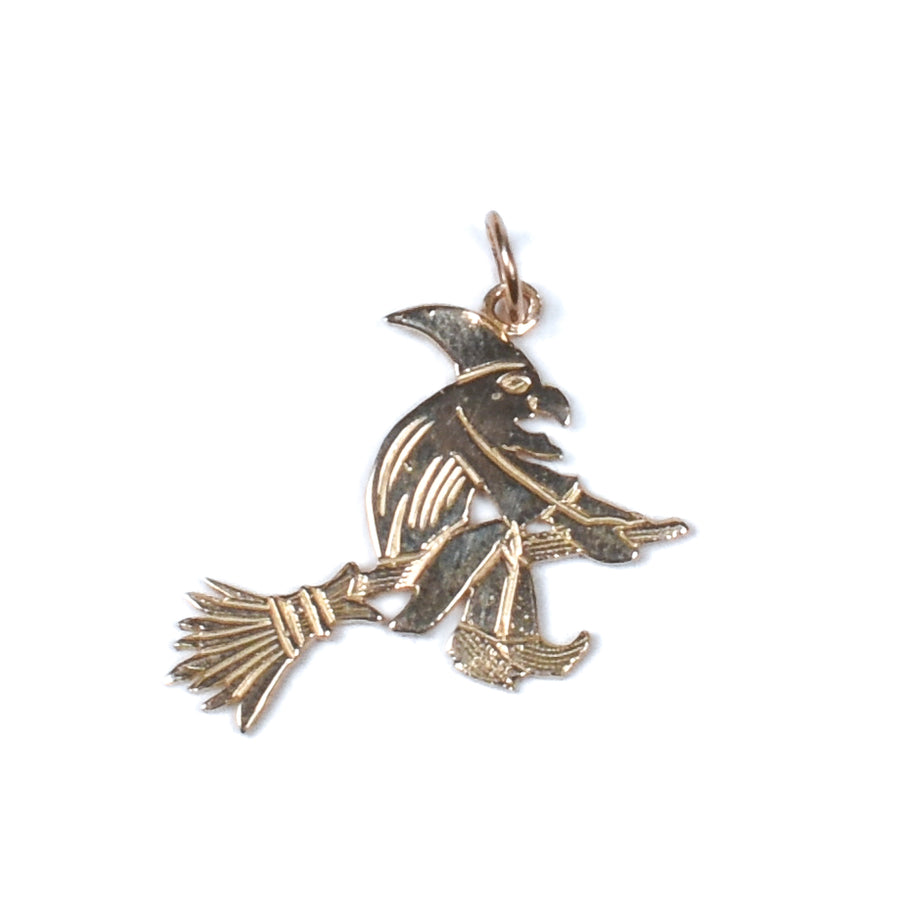14kt Gold Charm • Good Witch