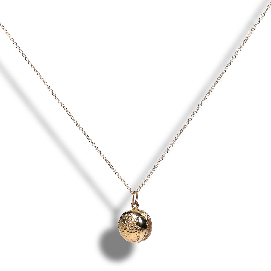 14kt Gold Necklace • Hamburger