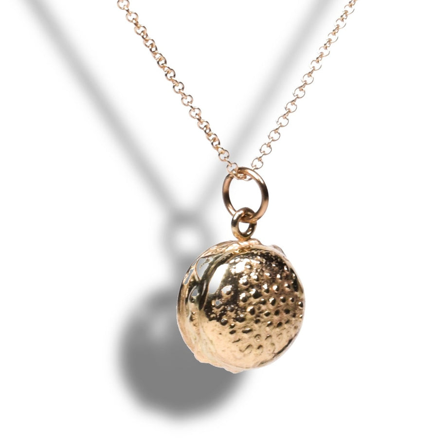 14kt Gold Necklace • Hamburger