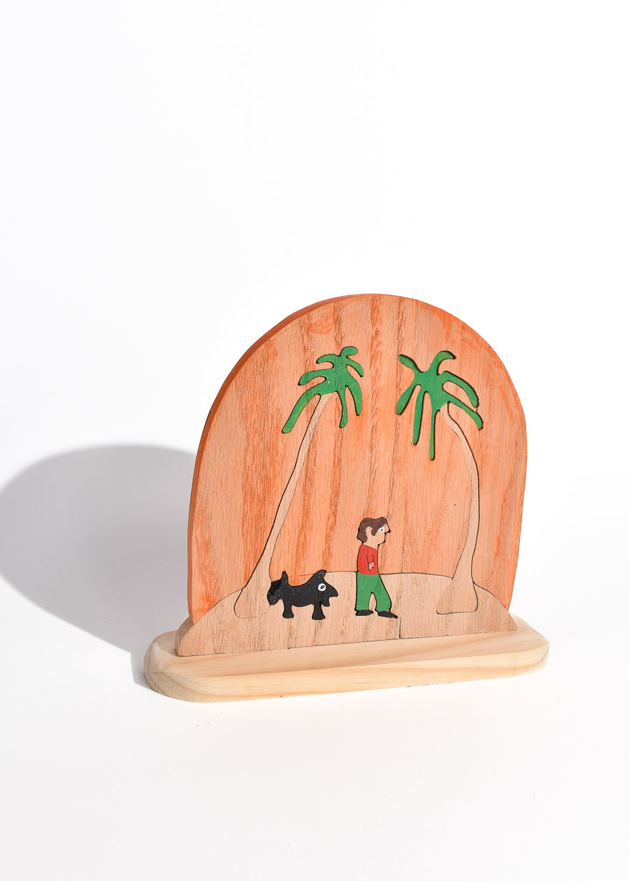Wooden Sculpture Puzzle • Tropical Sunrise