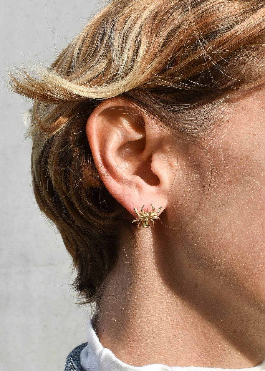 14kt Gold Earring • Spider