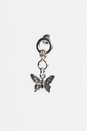 Sterling Silver Ear Chain • Butterfly