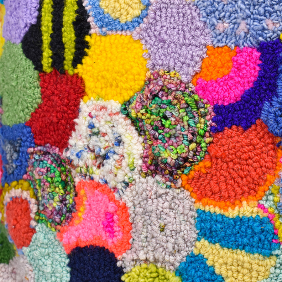 Punch Needle Pillow • Lesley Arfin