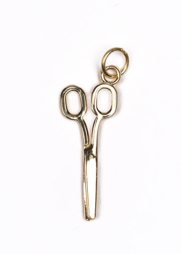 14kt Gold Charm • Scissors