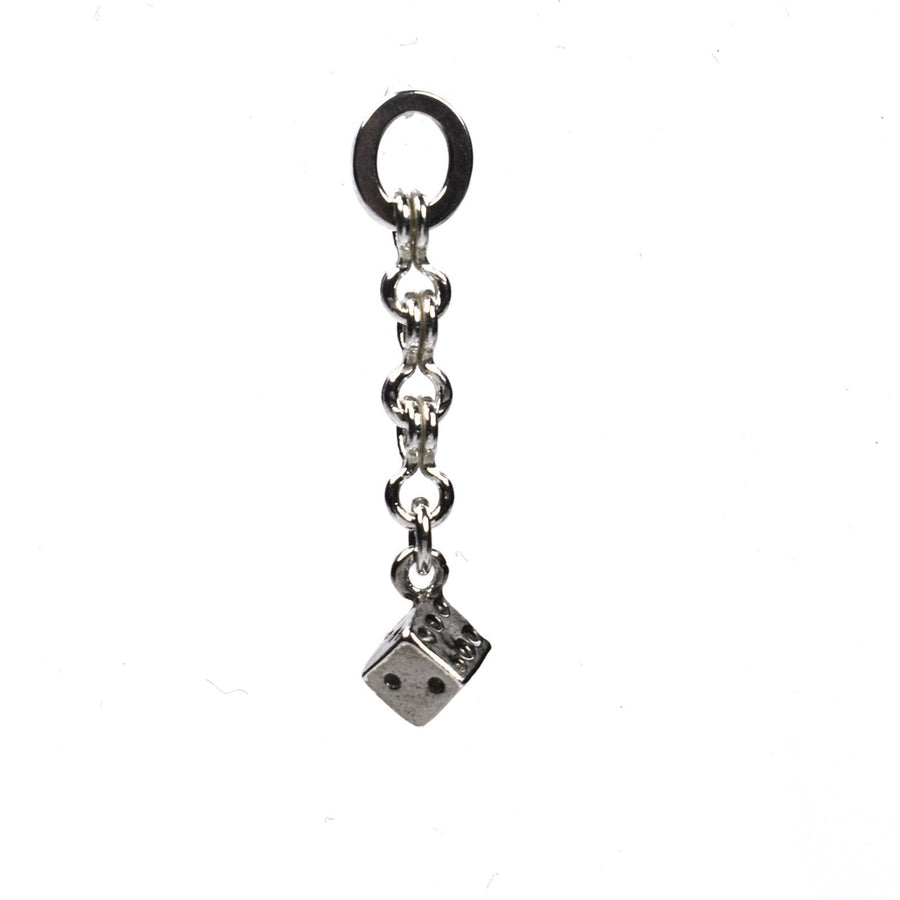 Sterling Silver Ear Chain • Throw the Dice