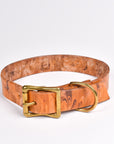 Medium Dog Collar • Marbled Leather