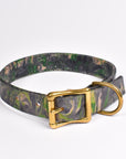 Medium Dog Collar • Marbled Leather