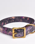 Medium Dog Collar • Marbled Leather