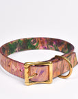 Medium Dog Collar • Marbled Leather