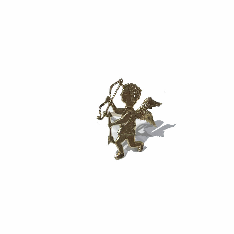 14kt Gold Single Stud Earring • Cupid